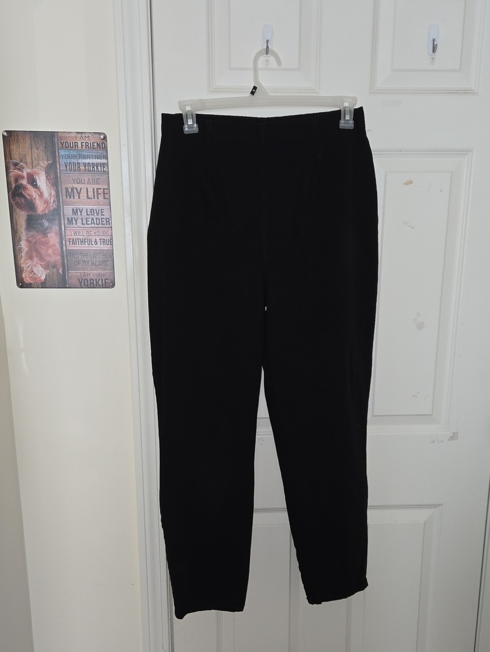 Classic Black Women's Pull-On Pants